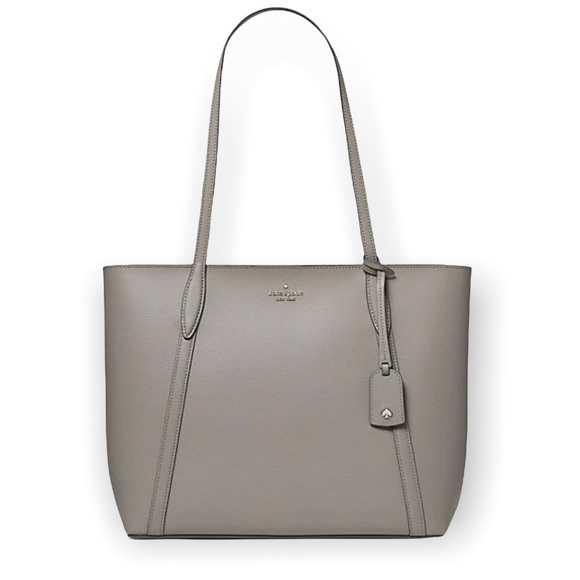 Kate Spade Cara Large Unique Nimbus Grey Tote - Picture 2 of 6